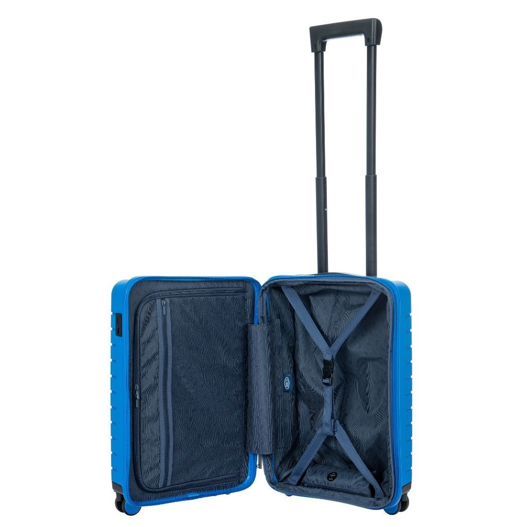 Bric's B|Y Ulisse Carry On 55cm Hardsided Spinner Suitcase Electric Blue - Love Luggage