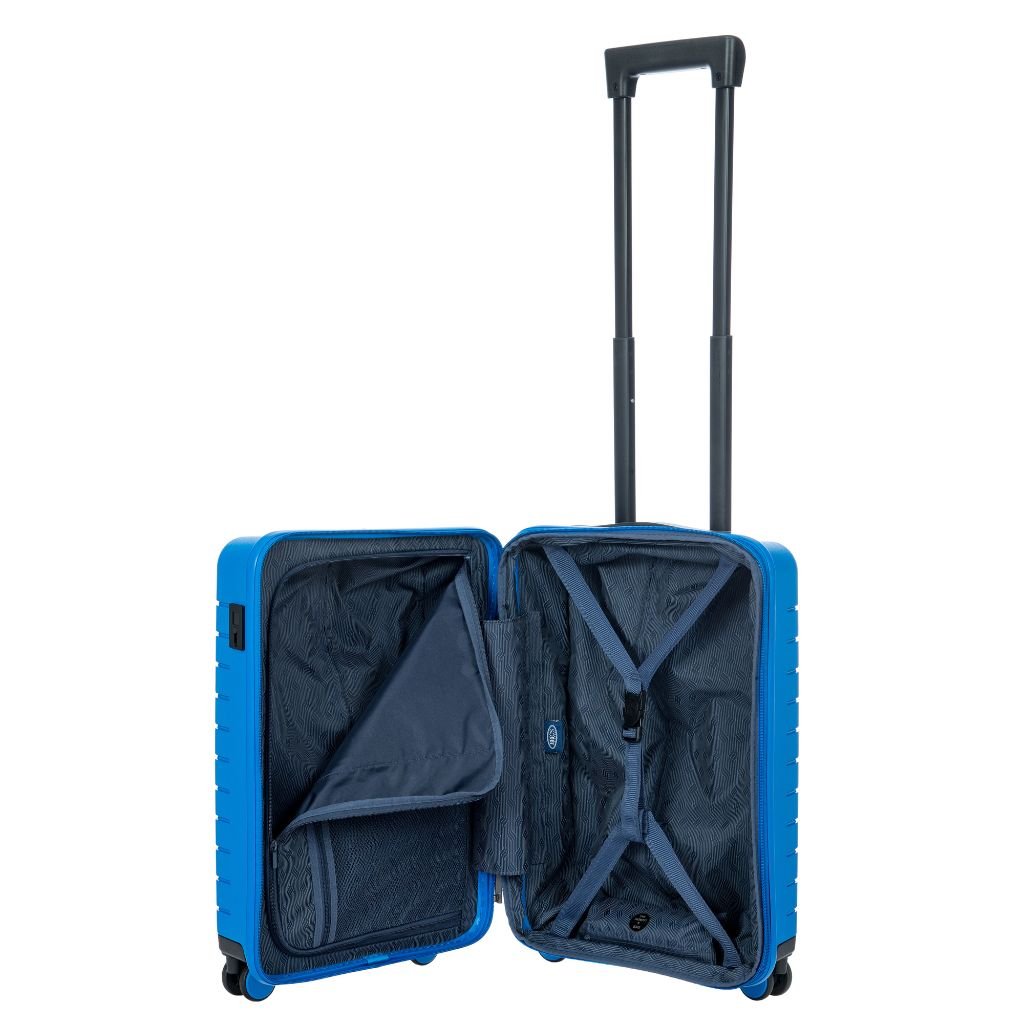 Bric's B|Y Ulisse Carry On 55cm Hardsided Spinner Suitcase Electric Blue - Love Luggage