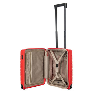 Bric's B|Y Ulisse Carry On 55cm Hardsided Spinner Suitcase Red - Love Luggage