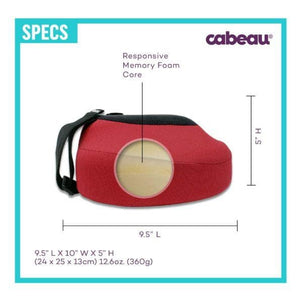 Cabeau Evolution® S3 Memory Foam Neck Travel Pillow Jet Black - Love Luggage
