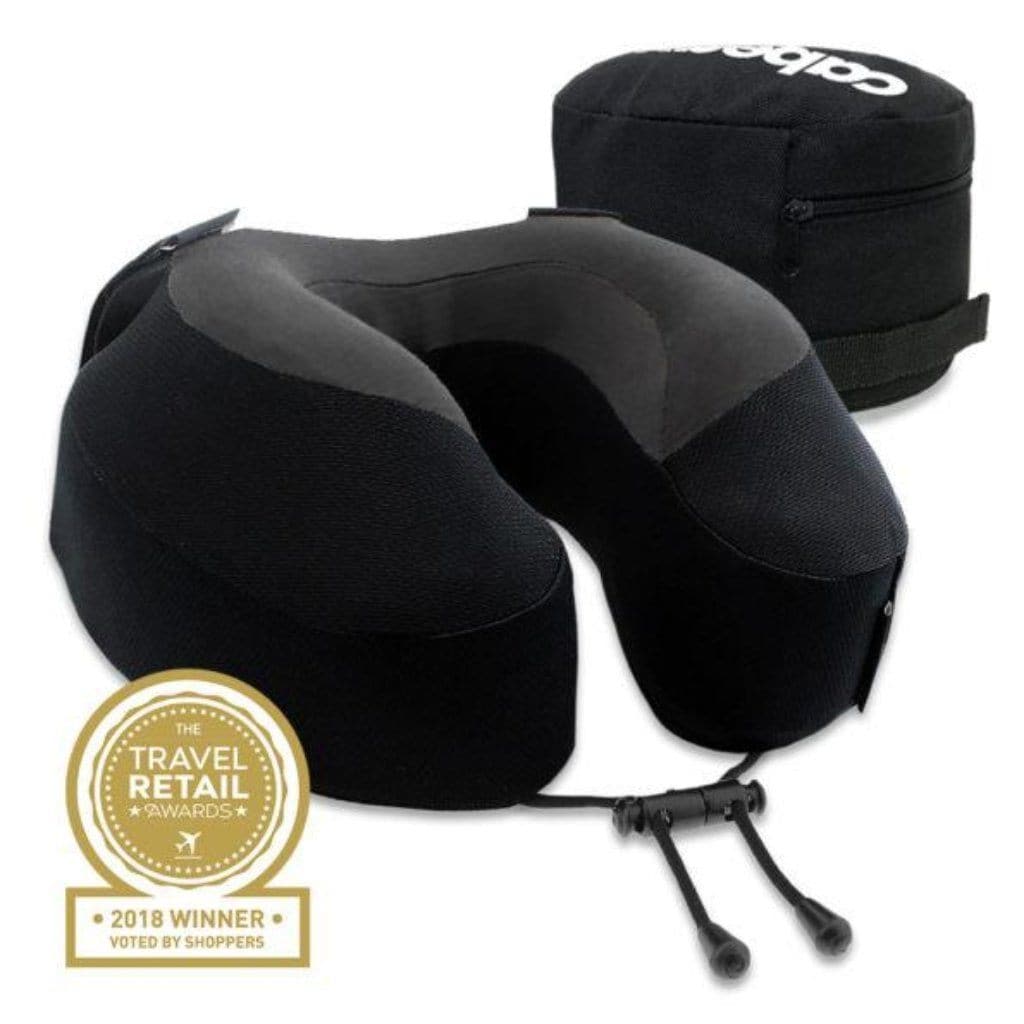 Cabeau Evolution® S3 Memory Foam Neck Travel Pillow Jet Black - Love Luggage