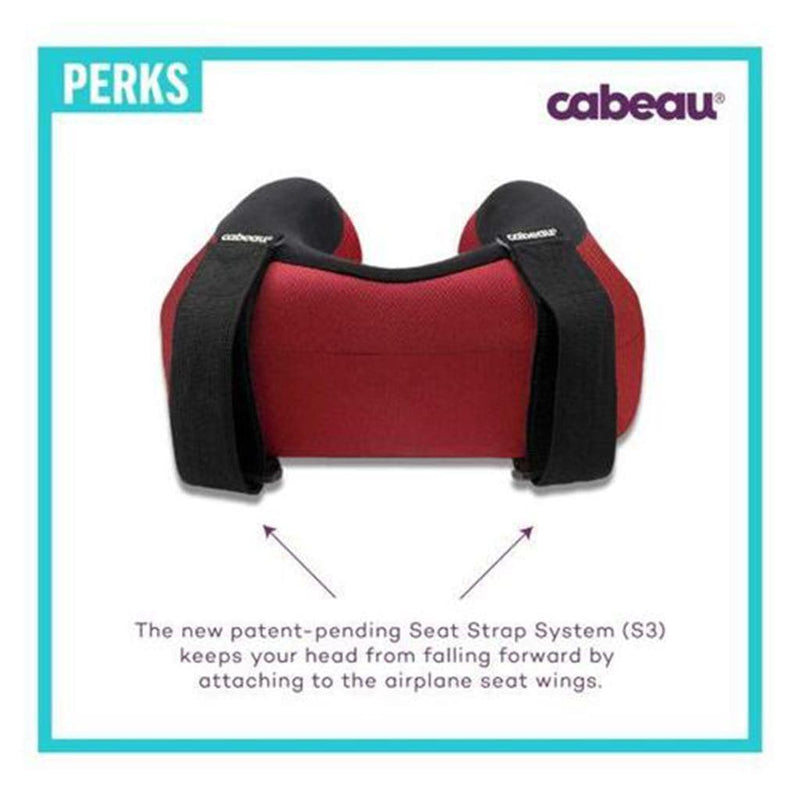 Cabeau Evolution® S3 Memory Foam Neck Travel Pillow Red - Love Luggage