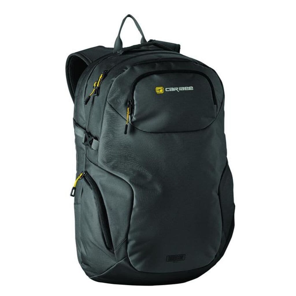 Caribee Hudson 32L RFID Backpack - Black - Love Luggage