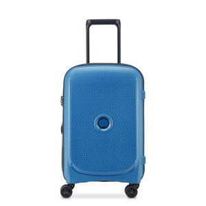 Delsey Belmont Plus 55cm Carry On Luggage Zinc Blue - Love Luggage