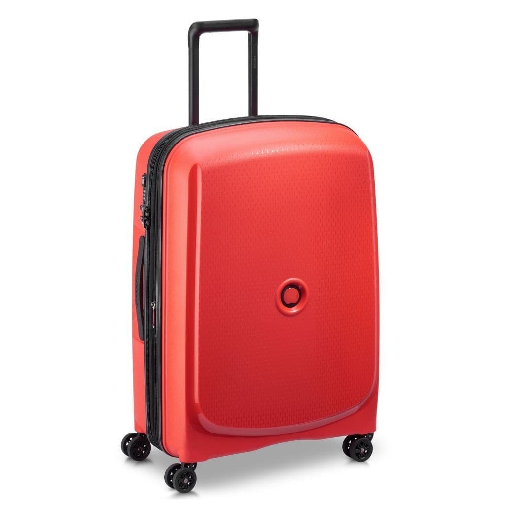 Delsey Belmont Plus 71cm Medium Luggage Faded Red - Love Luggage