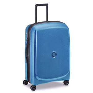 Delsey Belmont Plus 71cm Medium Luggage Zinc Blue - Love Luggage