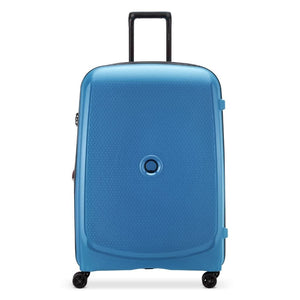 Delsey Belmont Plus 76cm Large Luggage Zinc Blue - Love Luggage