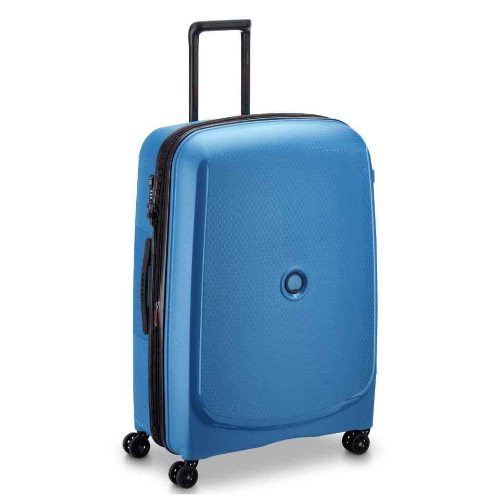 Delsey Belmont Plus 76cm Large Luggage Zinc Blue - Love Luggage