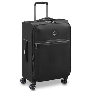 Delsey BROCHANT 2.0 67cm Medium Softsided Luggage - Black - Love Luggage