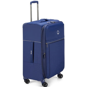 Delsey BROCHANT 2.0 67cm Medium Softsided Luggage Blue - Love Luggage
