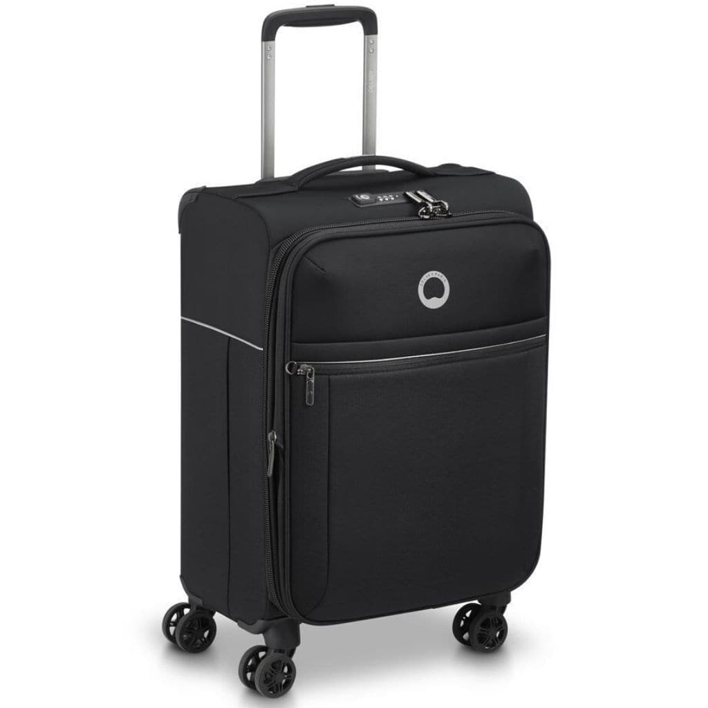 Delsey BROCHANT 2.0 Softsided Luggage Duo - Black - Love Luggage