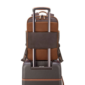 Delsey Chatelet Air 2.0 15.6” Laptop Backpack - Chocolate - Love Luggage
