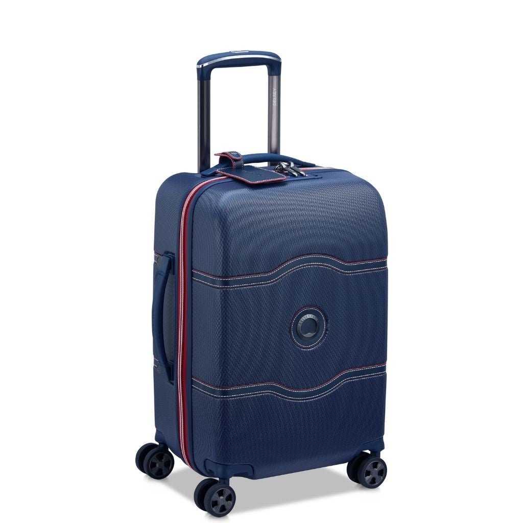 Delsey Chatelet Air 2.0 55cm Carry On Luggage - Blue - Love Luggage