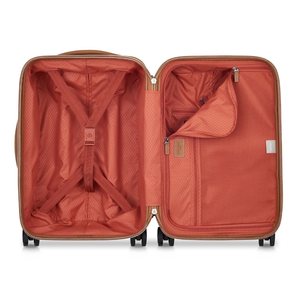 Delsey Chatelet Air 2.0 55cm Carry On Luggage - Chocolate - Love Luggage