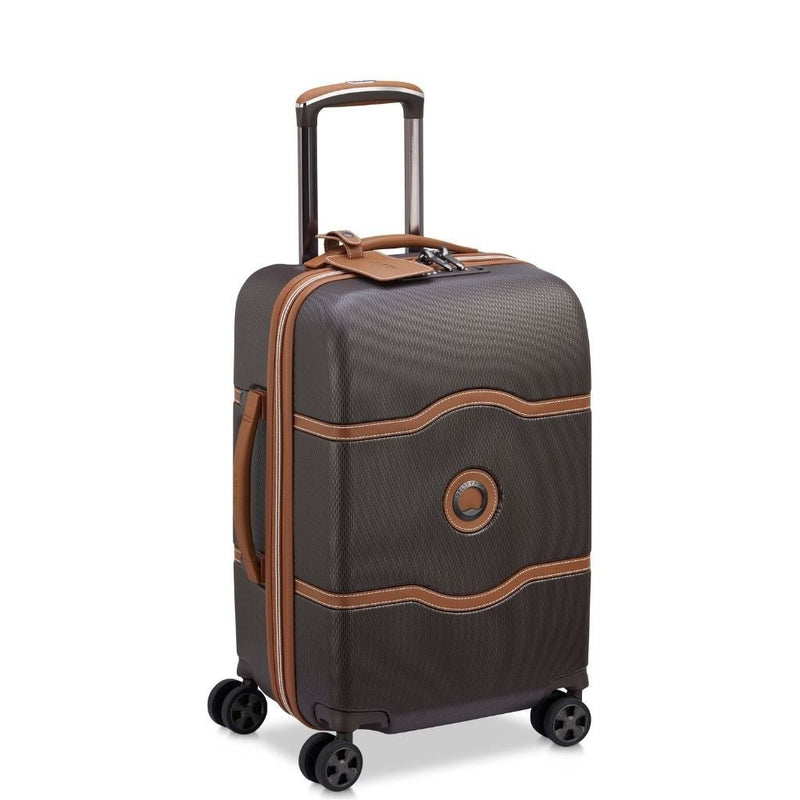 Delsey Chatelet Air 2.0 55cm Carry On Luggage - Chocolate - Love Luggage