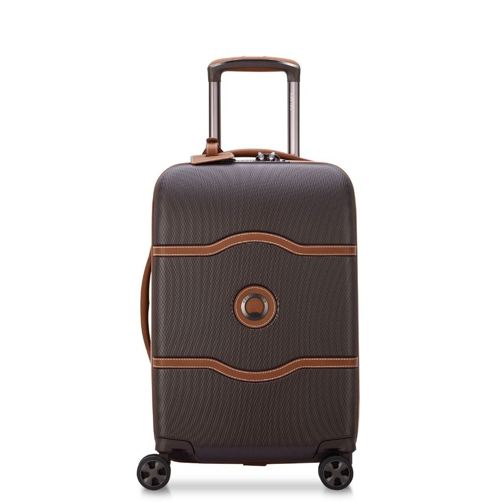 Delsey Chatelet Air 2.0 55cm Carry On Luggage - Chocolate - Love Luggage