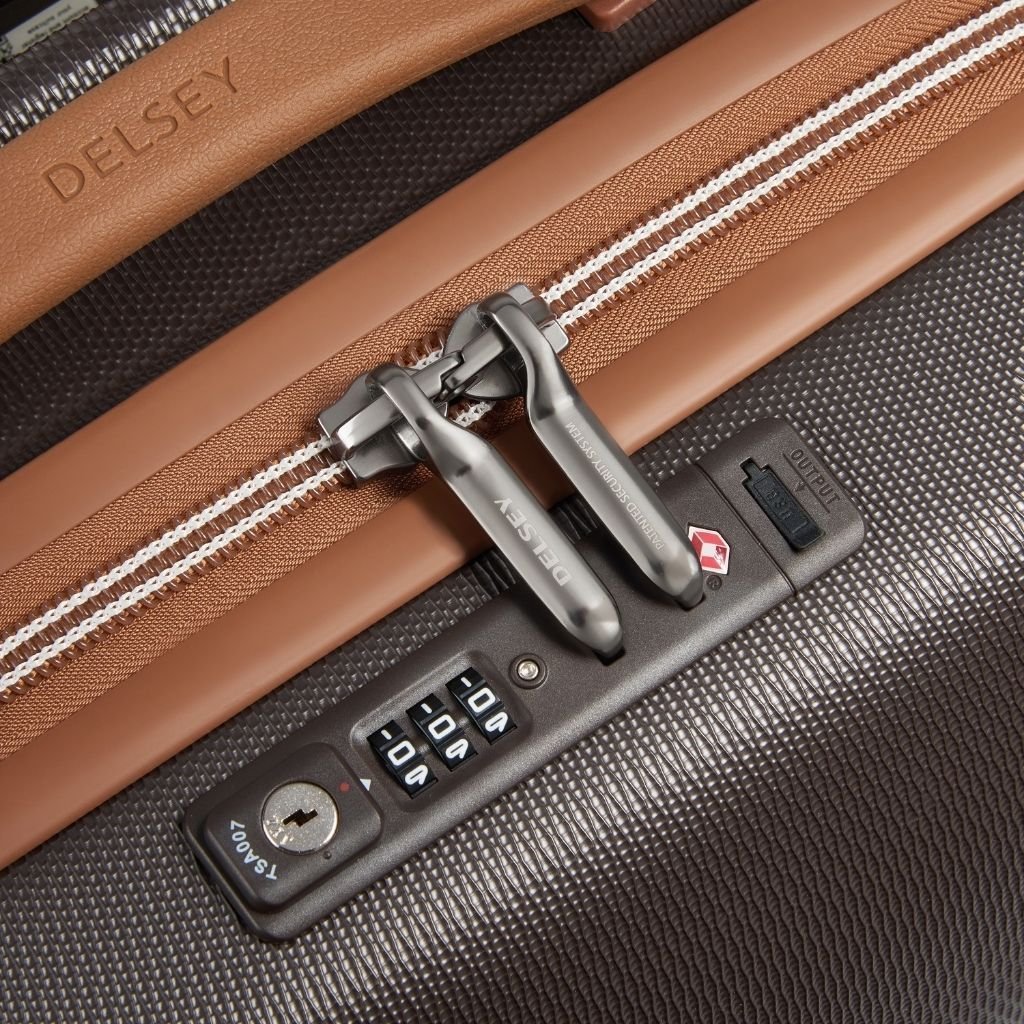 Delsey Chatelet Air 2.0 55cm Carry On Luggage - Chocolate - Love Luggage