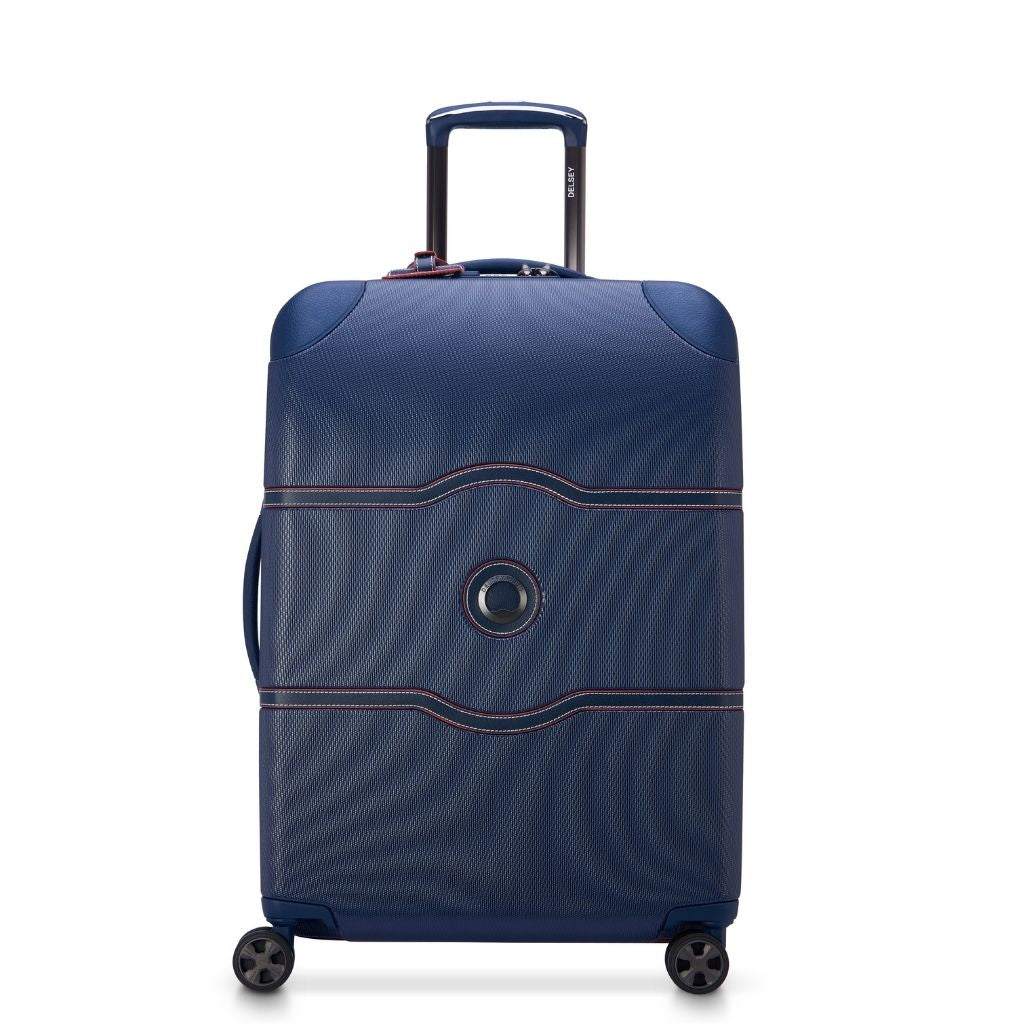 Delsey Chatelet Air 2.0 66cm Medium Luggage - Blue - Love Luggage