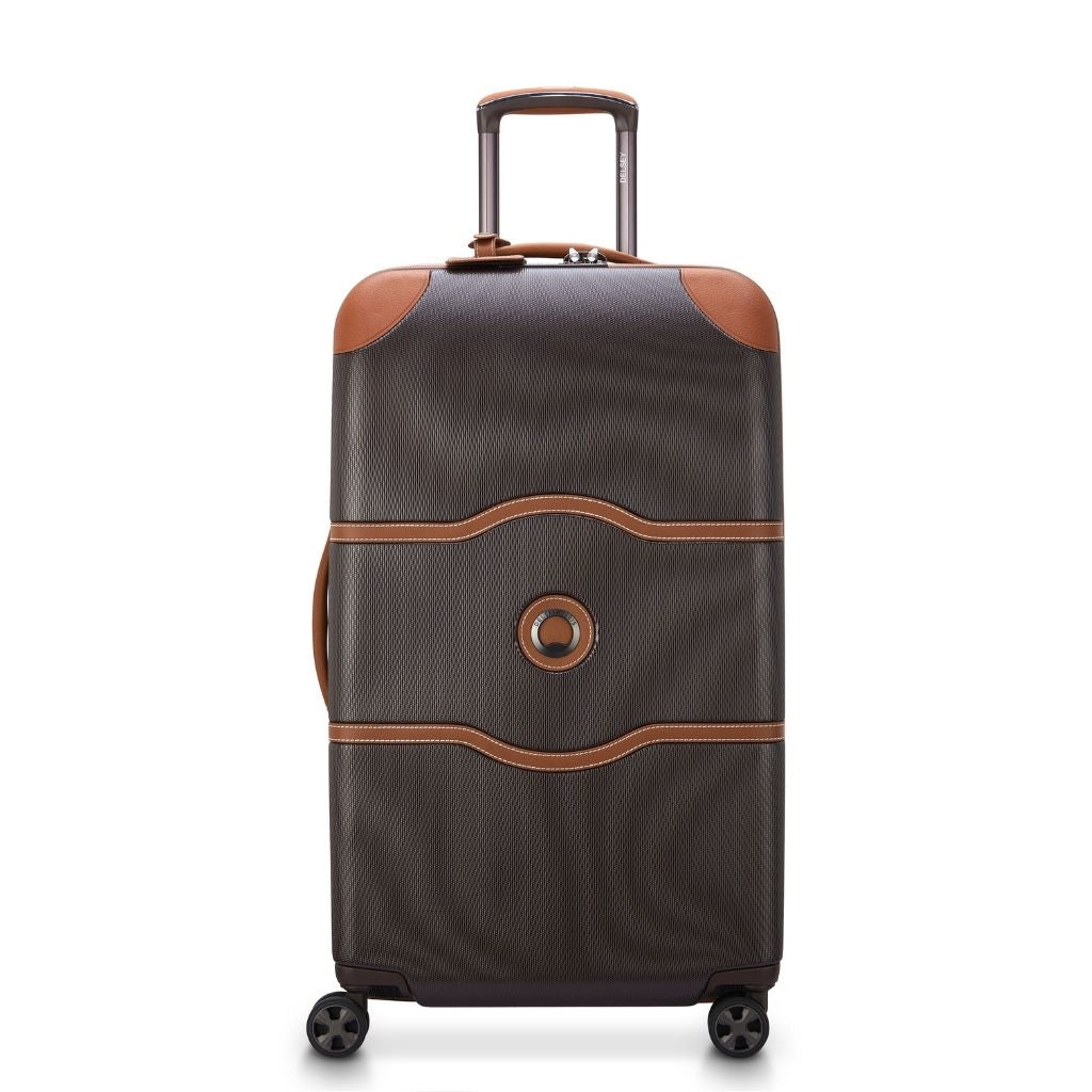 Delsey Chatelet Air 2.0 73cm Luggage Trunk - Chocolate - Love Luggage