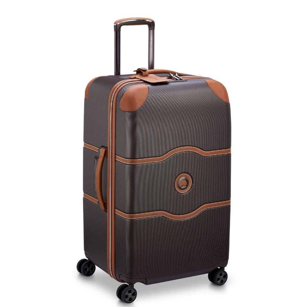 Delsey Chatelet Air 2.0 73cm Luggage Trunk - Chocolate - Love Luggage