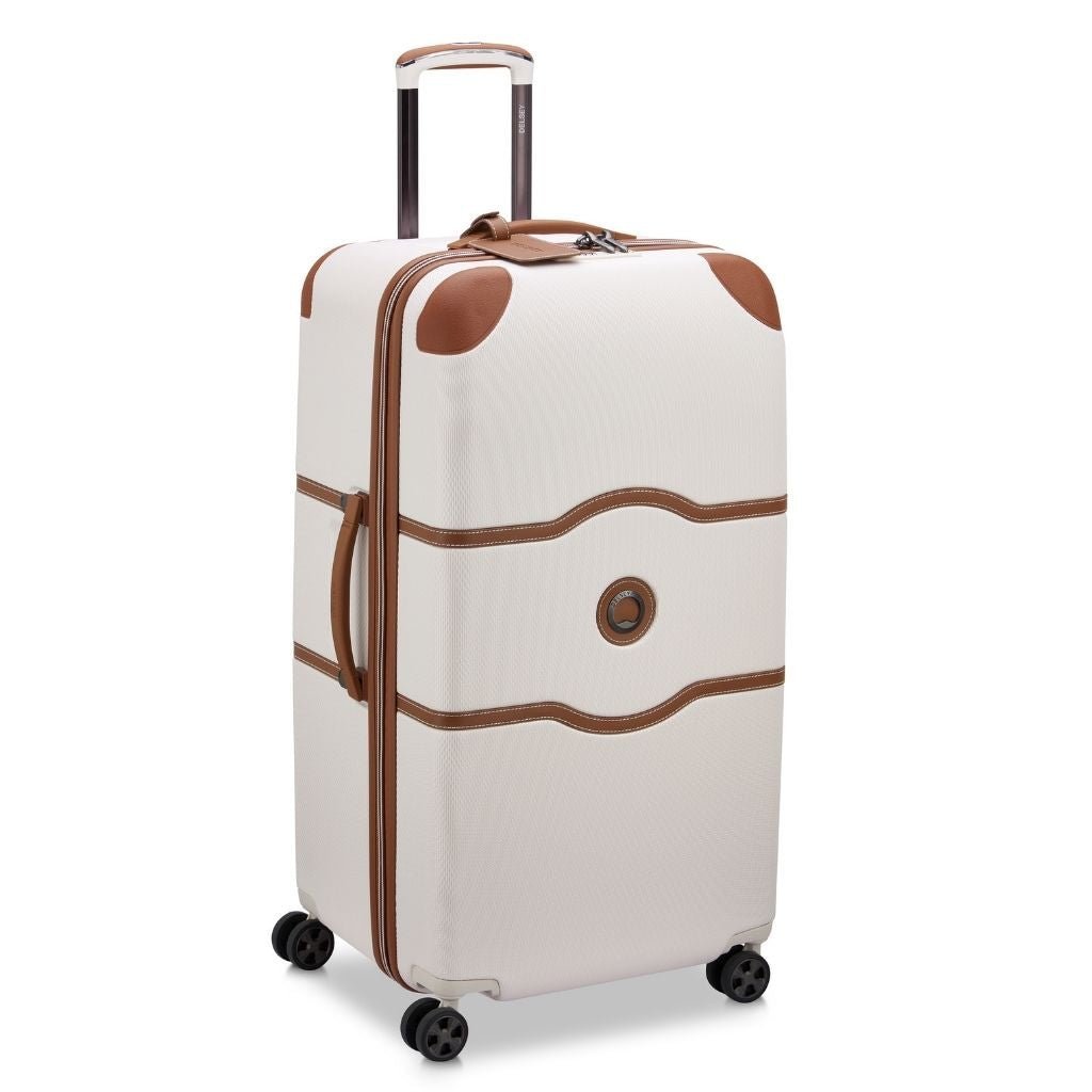 Delsey Chatelet Air 2.0 80cm Large Luggage Trunk - Angora - Love Luggage