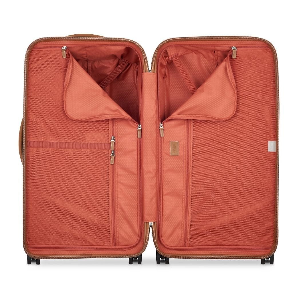 Delsey Chatelet Air 2.0 80cm Large Luggage Trunk - Chocolate - Love Luggage
