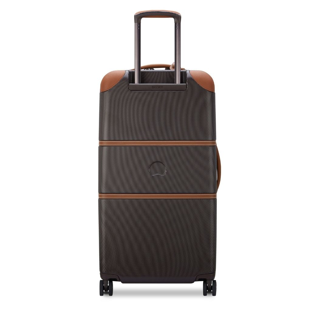 Delsey Chatelet Air 2.0 80cm Large Luggage Trunk - Chocolate - Love Luggage