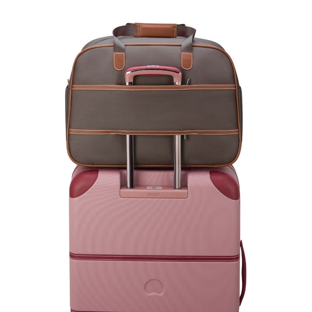 Delsey Chatelet Air 2.0 Weekender Cabin Duffle Bag - Chocolate - Love Luggage