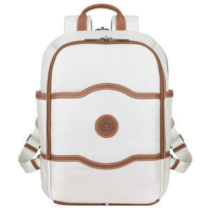 Delsey Chatelet Air Soft 15.6” Laptop Backpack - Angora - Love Luggage