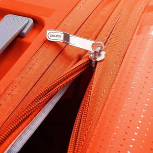 Delsey Clavel 70cm Medium Hardsided Spinner Luggage - Tangerine - Love Luggage
