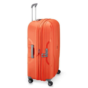 Delsey Clavel 76cm Medium Hardsided Spinner Luggage - Tangerine - Love Luggage