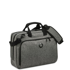 Delsey Esplanade Business Shoulder Messenger Bag 15.6" - ANTHRACITE - Love Luggage