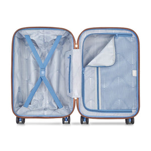 Delsey Freestyle 55cm Carry On Luggage - Sky Blue - Love Luggage