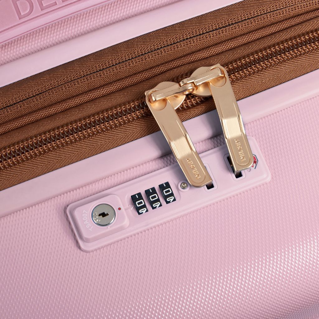 Delsey Freestyle 70cm Medium Luggage - Pink - Love Luggage