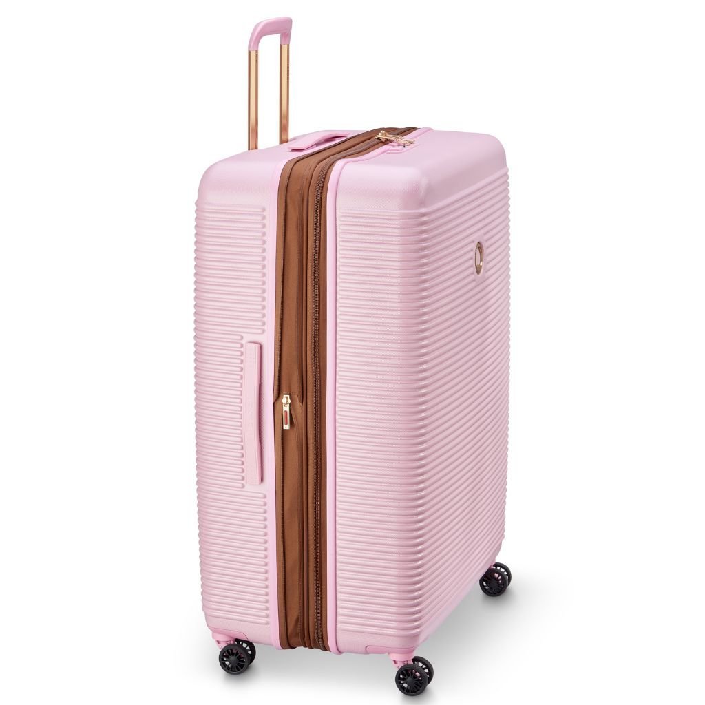 Delsey Freestyle 82cm Large Luggage - Pink - Love Luggage