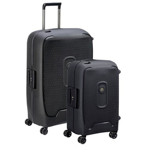 Delsey Moncey 2 PC Hardsided Luggage Duo - Black - Love Luggage