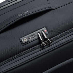 Delsey Montmartre Air 2.0 68cm Medium Softsided Luggage - Black - Love Luggage