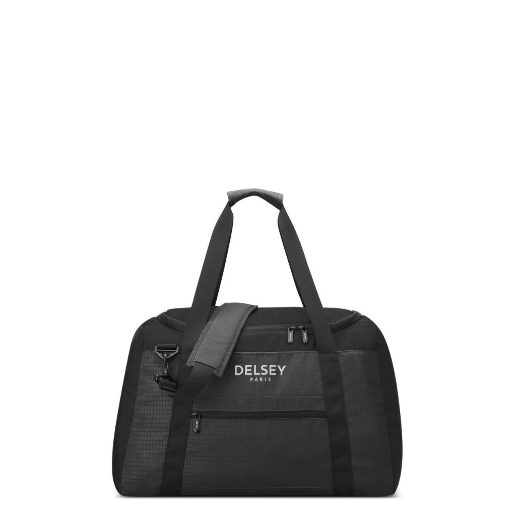 Delsey Nomade 55cm Foldable Duffle Bag Black Free Shipping Love Luggage