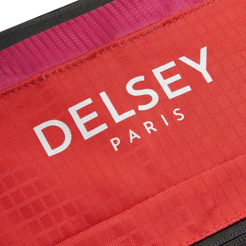 Delsey Nomade 79cm Foldable Duffle Bag Red/Pink - Love Luggage