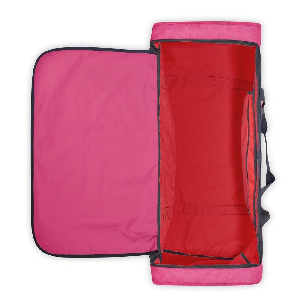 Delsey Nomade 79cm Foldable Duffle Bag Red/Pink - Love Luggage