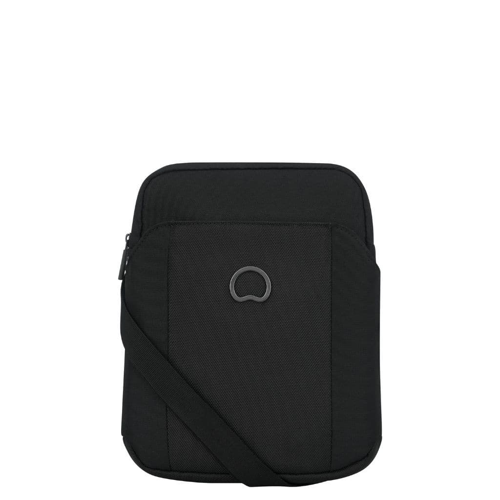 Delsey Picpus 1 Cpt Vertical Flat Mini Reporter Bag 9.7" Tablet Black - Love Luggage