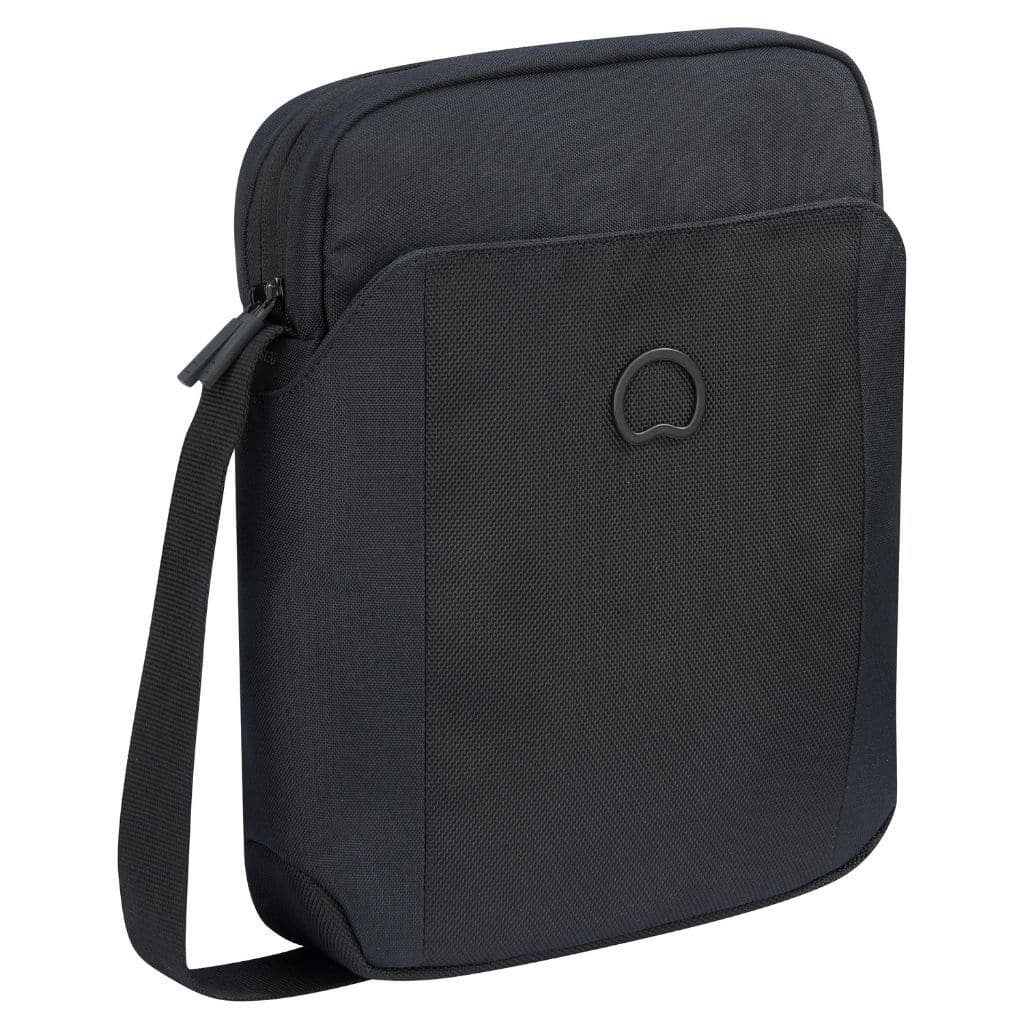 Delsey Picpus 2 Cpt Vertical Mini Reporter Bag 10.1" Tablet - Black - Love Luggage