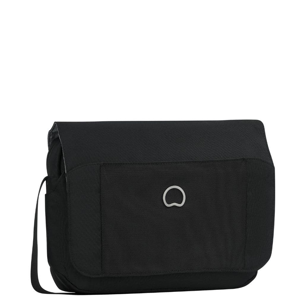 Delsey Picpus Messenger Bag 12.9" Tablet - Black - Love Luggage