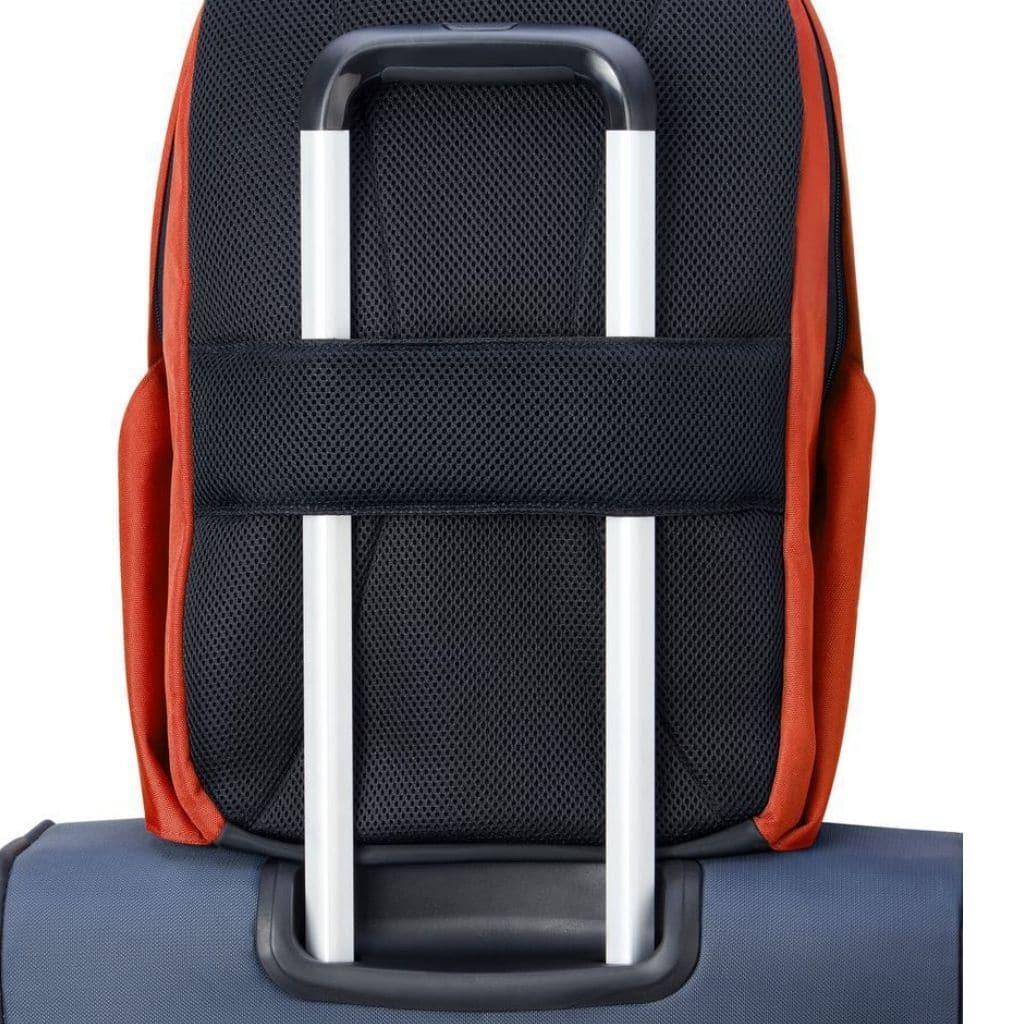Delsey Securban 13” Laptop Backpack - Orange - Love Luggage