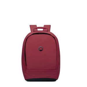 Delsey Securban 15.6” Laptop Backpack - Burgundy - Love Luggage