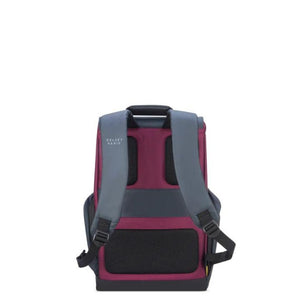 Delsey Securflap Business 15" Laptop Backpack Burgundy - Love Luggage