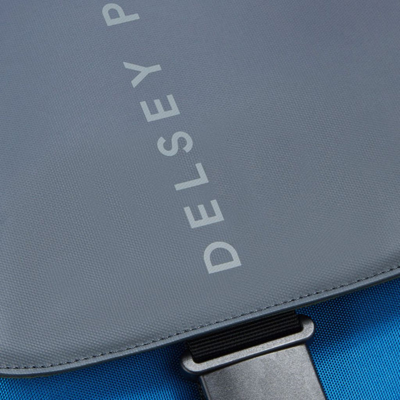 Delsey Securflap Business 15" Laptop Backpack Navy - Love Luggage