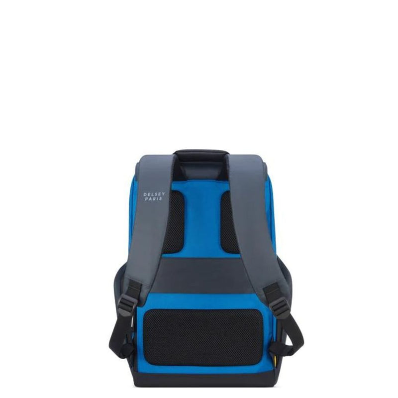 Delsey Securflap Business 15" Laptop Backpack Navy - Love Luggage