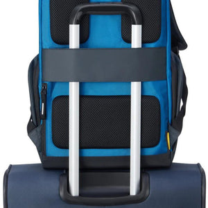 Delsey Securflap Business 15" Laptop Backpack Navy - Love Luggage