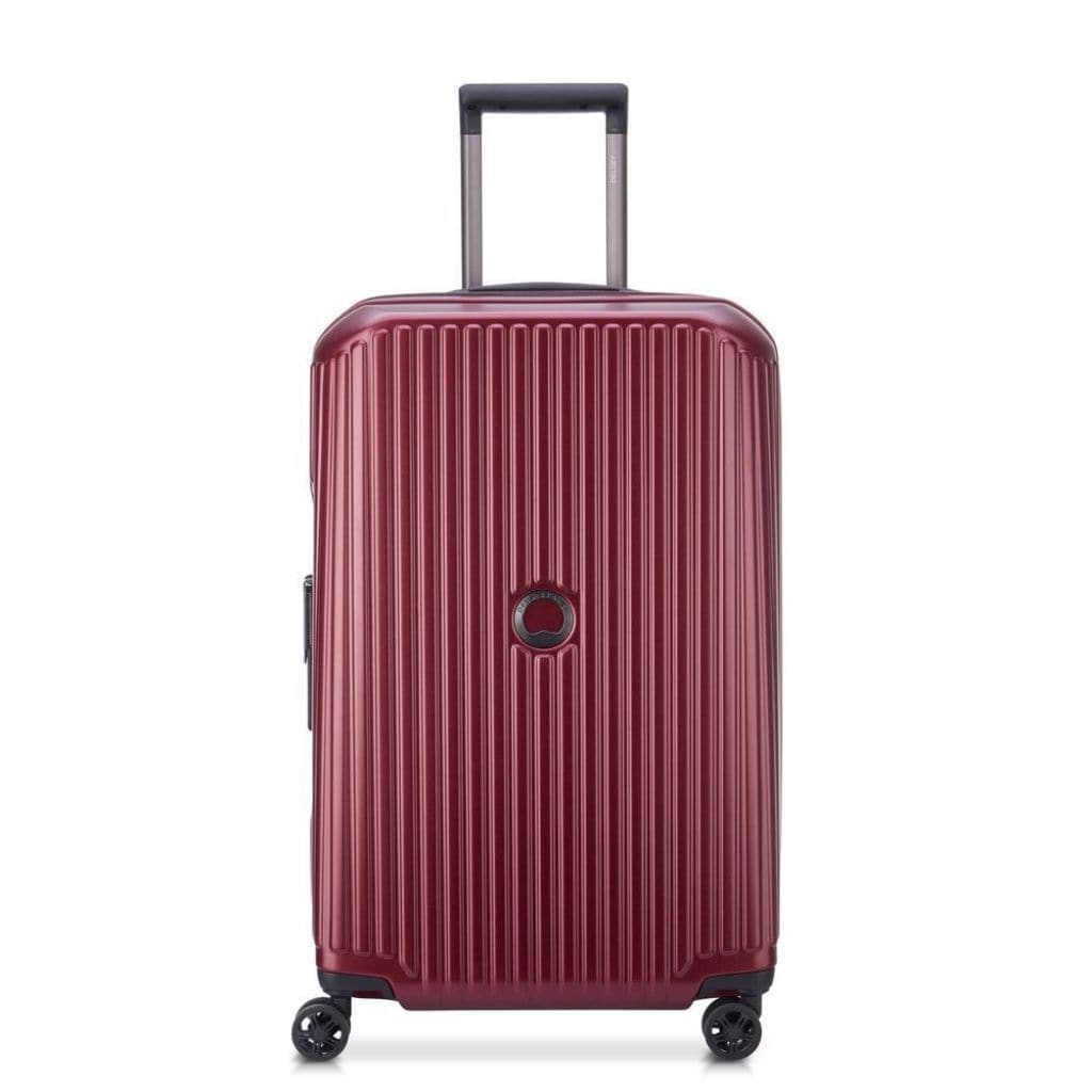 Delsey Securitime ZIP 68cm Medium Luggage - Red - Love Luggage